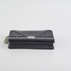 Christian Dior Diorama Black Wallet On Chain