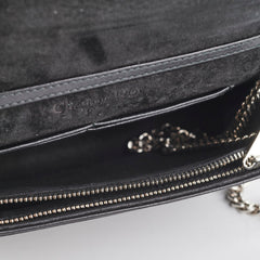 Christian Dior Diorama Black Wallet On Chain