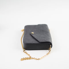Louis Vuitton Pochette Felice Black Empreinte