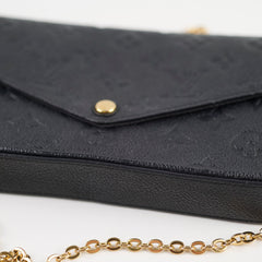 Louis Vuitton Pochette Felice Black Empreinte