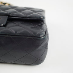 Chanel Mini Rectangle Black Lambskin Serial 23