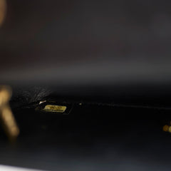 Chanel Mini Rectangle Black Lambskin Serial 23