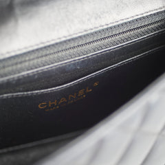 Chanel Mini Rectangle Black Lambskin Serial 23