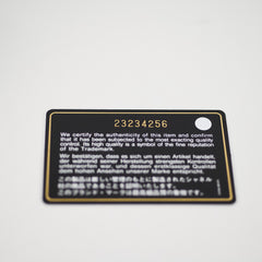 Chanel Mini Rectangle Black Lambskin Serial 23