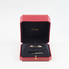 Cartier Free Love Gold Bracelet Small Model White Gold Size 16