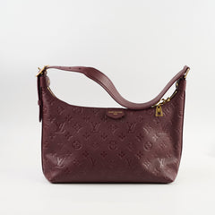 Louis Vuitton Monogram Empreinte Sac Sport Burgundy
