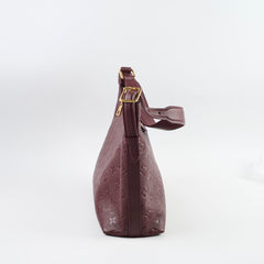 Louis Vuitton Monogram Empreinte Sac Sport Burgundy