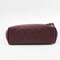 Louis Vuitton Monogram Empreinte Sac Sport Burgundy