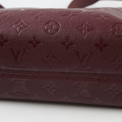 Louis Vuitton Monogram Empreinte Sac Sport Burgundy