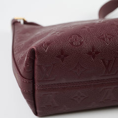 Louis Vuitton Monogram Empreinte Sac Sport Burgundy