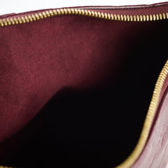 Louis Vuitton Monogram Empreinte Sac Sport Burgundy