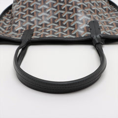 Goyard St Louis Anjou Mini Reversible Black Tote Bag