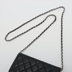 Chanel Caviar Black Wallet on Chain WOC
