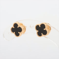 Van Cleef & Arpels Sweet Alhambra Onyx Earrings