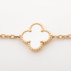 Van Cleef & Arpels Vintage Alhambra 5 Motif Mother of Pearl MOP Bracelet