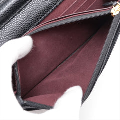 Chanel WOC Caviarskin Wallet On Chain Black - 21 series