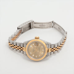 Rolex Datejust 26mm Two Toned 18k Yellow Gold/Stainless Steel with Diamonds Watch