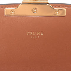 Celine Triomphe Teen Bag in Triomphe Canvas and Calfskin