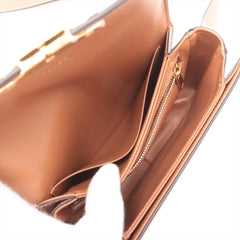 Celine Triomphe Teen Bag in Triomphe Canvas and Calfskin