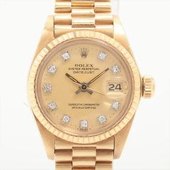 Rolex Datejust 26mm Gold Watch 6917G