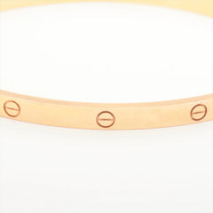 Cartier Love SM Size 17 Pink Gold Bracelet