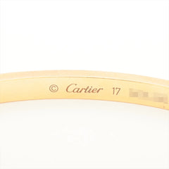 Cartier Love SM Size 17 Pink Gold Bracelet