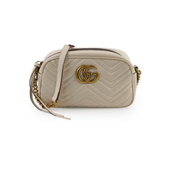 Gucci Marmont Camera Bag White