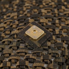 Fendi Baguette Medium Woven Zucca Canvas