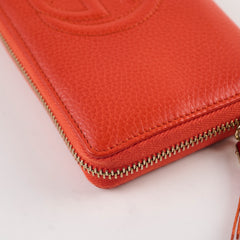 Gucci Zippy Long Wallet Orange