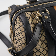 Gucci Vintage Boston Bag Black/Brown