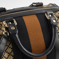 Gucci Vintage Boston Bag Black/Brown