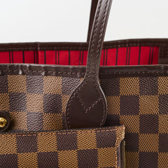 Louis Vuitton Neverfull MM Damier Ebene (with pouch)