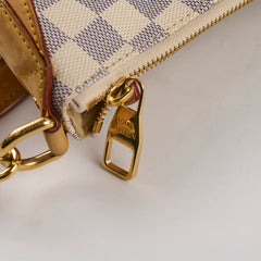 Louis Vuitton Evora Damier Azur Shoulder Bag