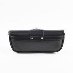 Louis Vuitton Montaigne Shoulder Bag Black Epi