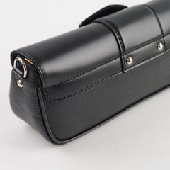 Louis Vuitton Montaigne Shoulder Bag Black Epi