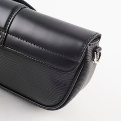 Louis Vuitton Montaigne Shoulder Bag Black Epi