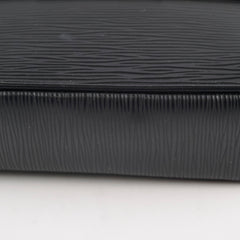 Louis Vuitton Montaigne Shoulder Bag Black Epi