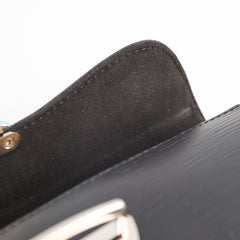 Louis Vuitton Montaigne Shoulder Bag Black Epi