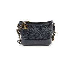 Chanel CC Quilted Small Gabrielle Bag Black