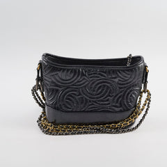 Chanel CC Quilted Small Gabrielle Bag Black