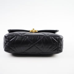 Chanel 19 Small Black Goatskin 2019