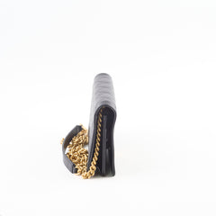 Chanel Boy Woc Black Caviar GHW (microchip)