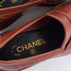 Chanel Women's Loafer Brown Size 36