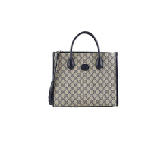 Gucci Small Monogram Black Tote