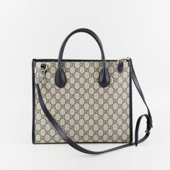 Gucci Small Monogram Black Tote