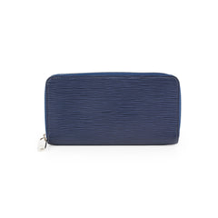 Louis Vuitton Zipper Navy Epi Long Wallet