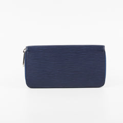 Louis Vuitton Zipper Navy Epi Long Wallet