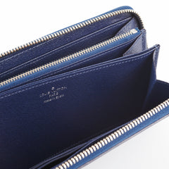 Louis Vuitton Zipper Navy Epi Long Wallet
