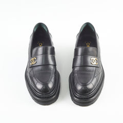 Chanel Woman Loafer Black Size 38