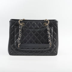 Chanel Caviar GST Grand Shopping Tote Black Series 15